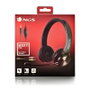 NGS MSX 11 Pro Auriculares Supraurales con Micrófono y Doble Jack, Negro